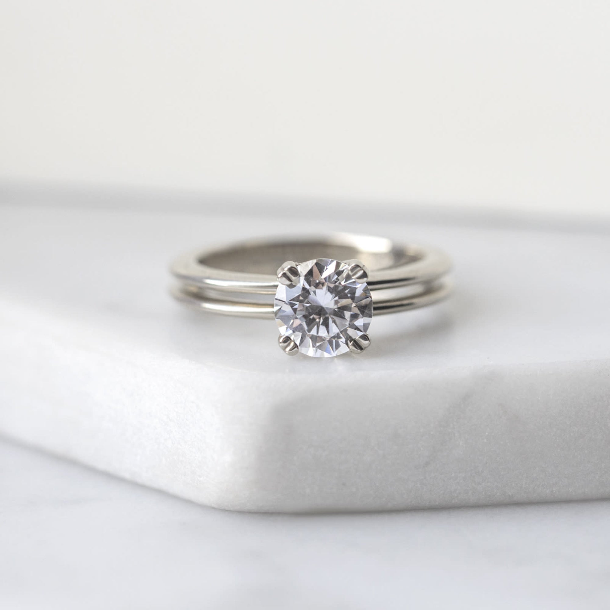 Brilliant Round Cut Solitaire Engagement Ring