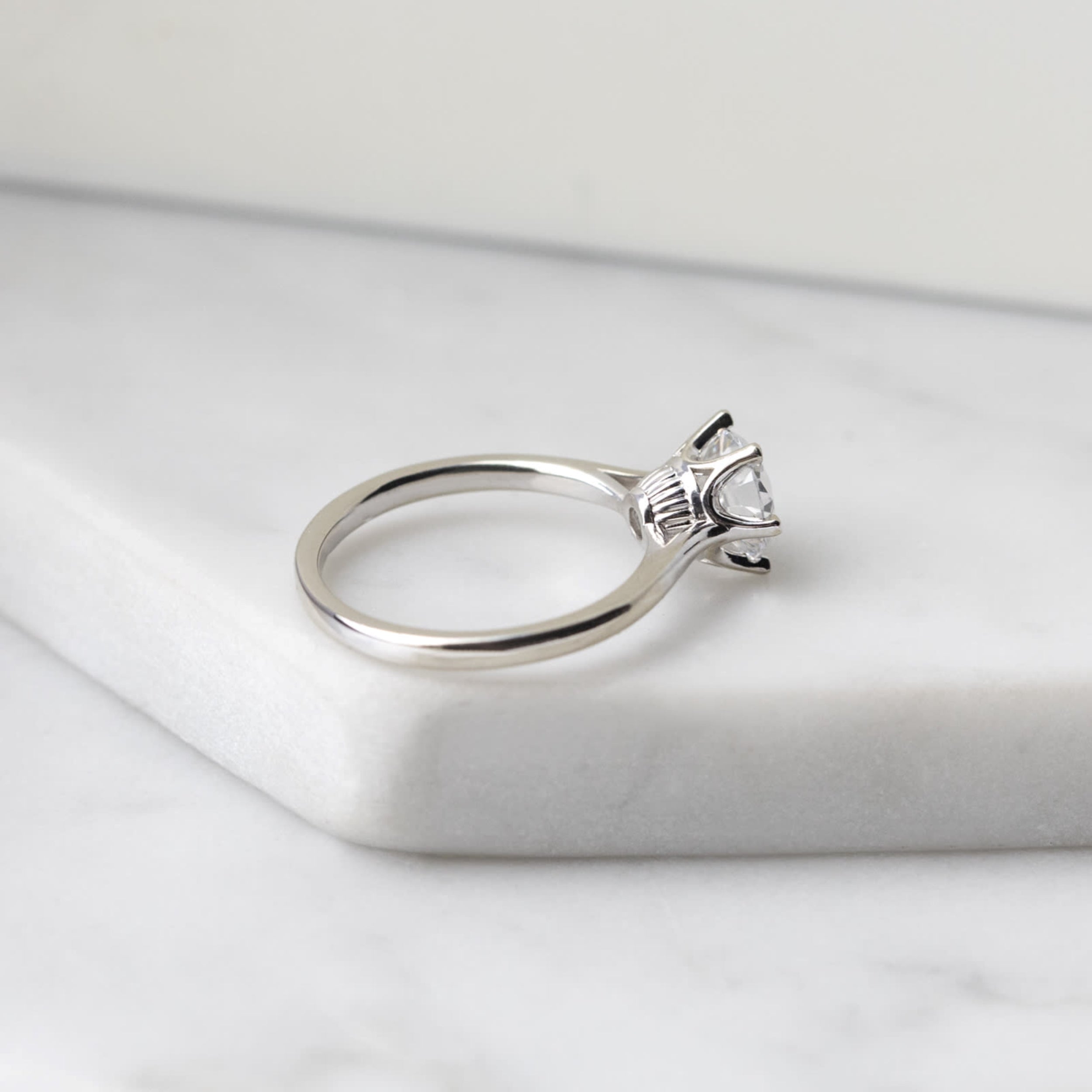 Round Cut Classic Solitaire Engagement Ring