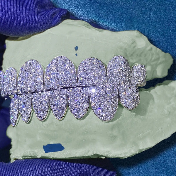 Moissanite Iced Out Men's Hip Hop Grillz