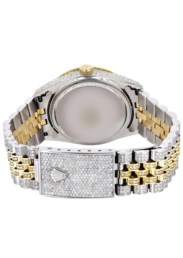 36MM Hip Hop Luxury Men's Custom Stainless Steel Watch, Moissanite Watch Gift For Men's