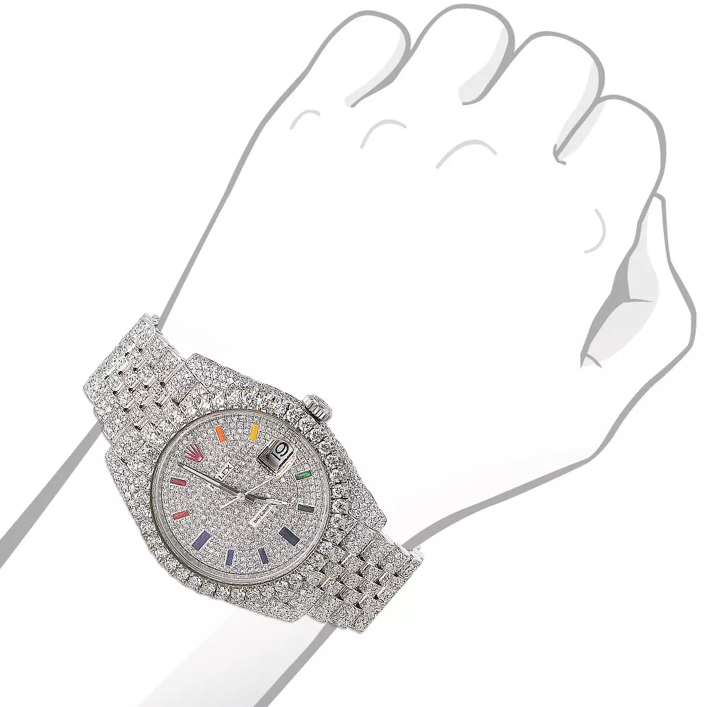 Moissanite Diamond Watches For Mens