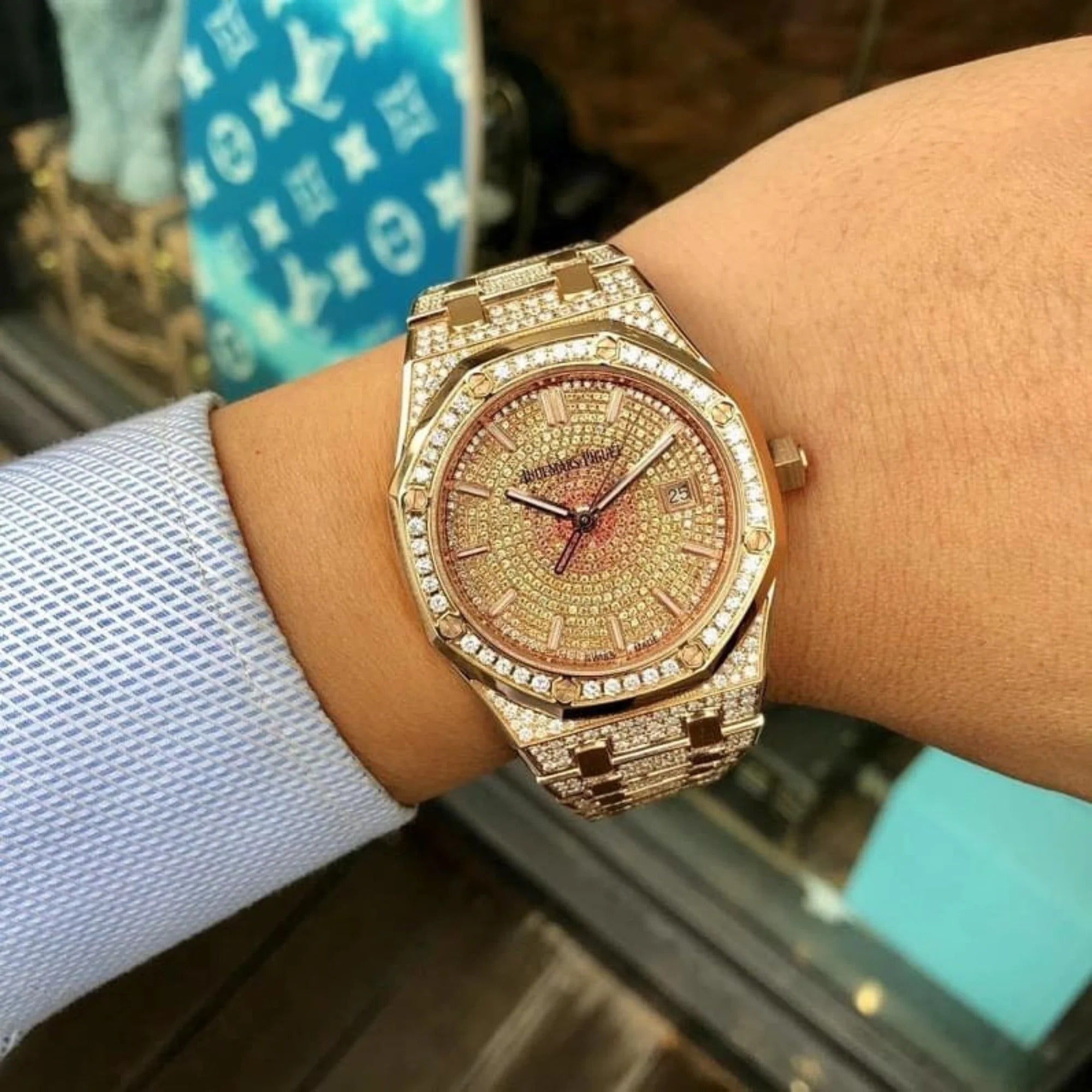 AP Moissanite Diamond Iced Out Hip Hop Luxury Watches