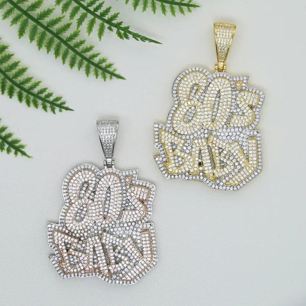 Moissanite Diamond Iced Out Hip Hop Pendant