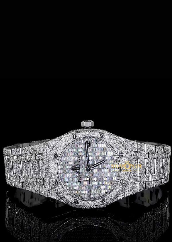 VVS1 Moissanite Diamond Watch Iced Out Luxury Watch Gift For Him