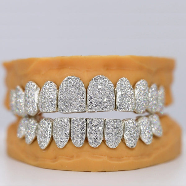 Iced Out Moissanite 10 On 10 Hip Hop Grillz