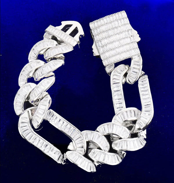 Iced Out Moissanite Luxury Hip Hop Bracelet