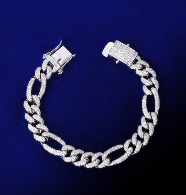 Moissanite Iced Out Cuban Hip Hop Bracelet