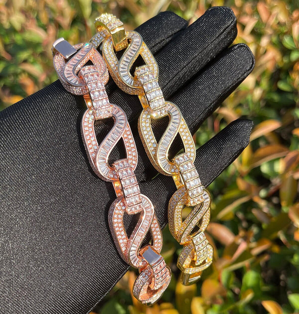 Men's Iced Out Link Hip Hop Designer Cuban Bracelet