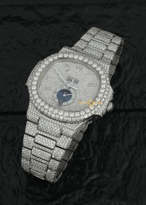 Iced Out Moissanite Diamond Men's Watches