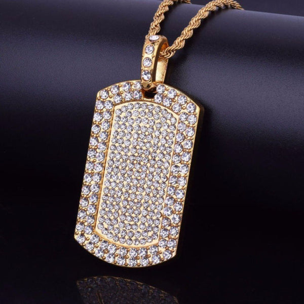 Round Cut Lab Grown Diamond Iced Out Hip Hop Pendant