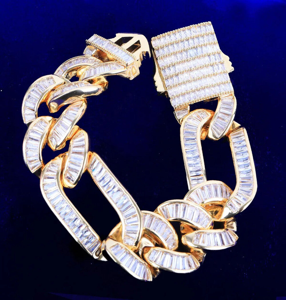 Iced Out Moissanite Luxury Hip Hop Bracelet