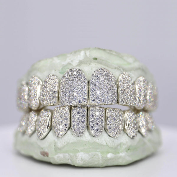10 On 10 VVS1 Moissanite Diamond Iced Out Customized Grillz