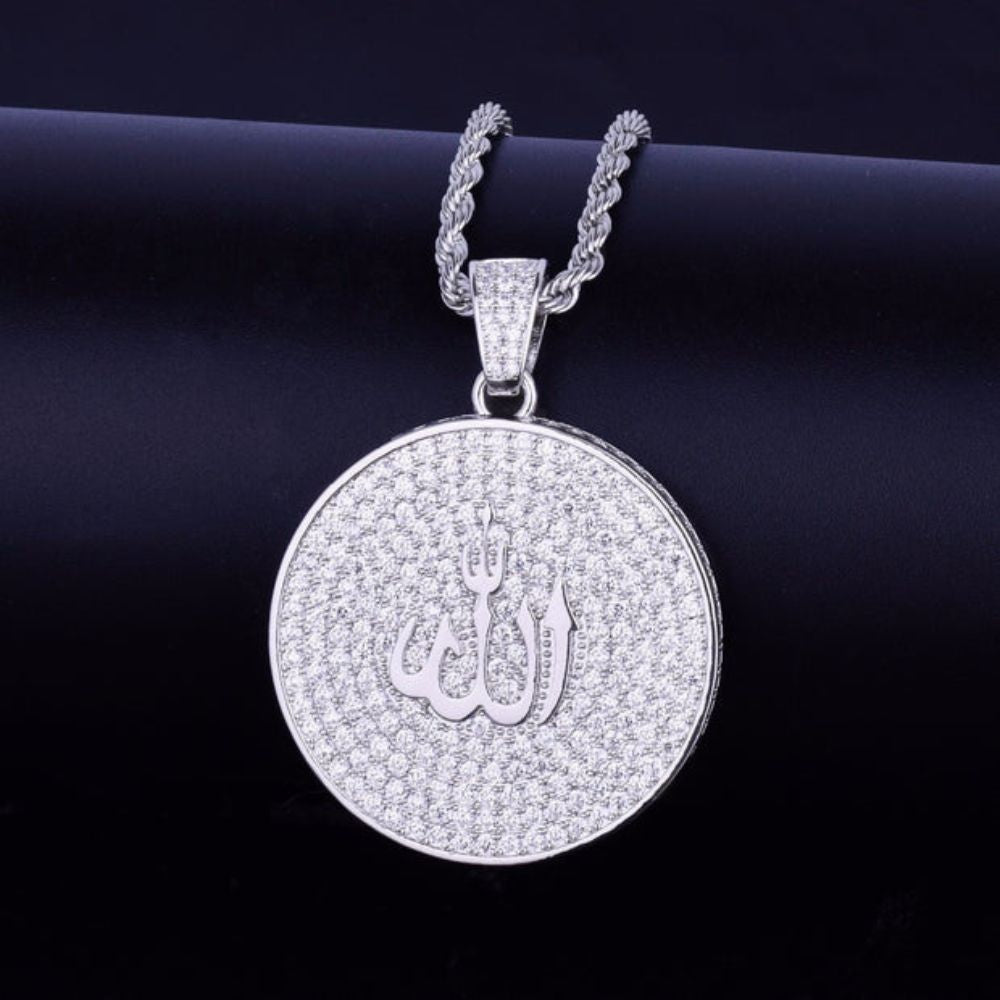 Round Cut Lab Grown Diamond Classic Hip Hop Pendant