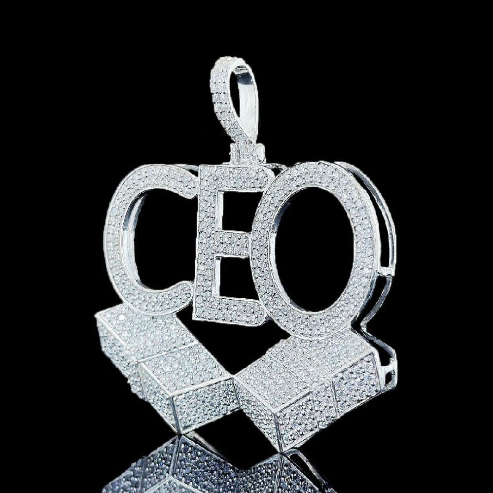 Moissanite Iced Out CEO Custom Letter Hip Hop Pendant