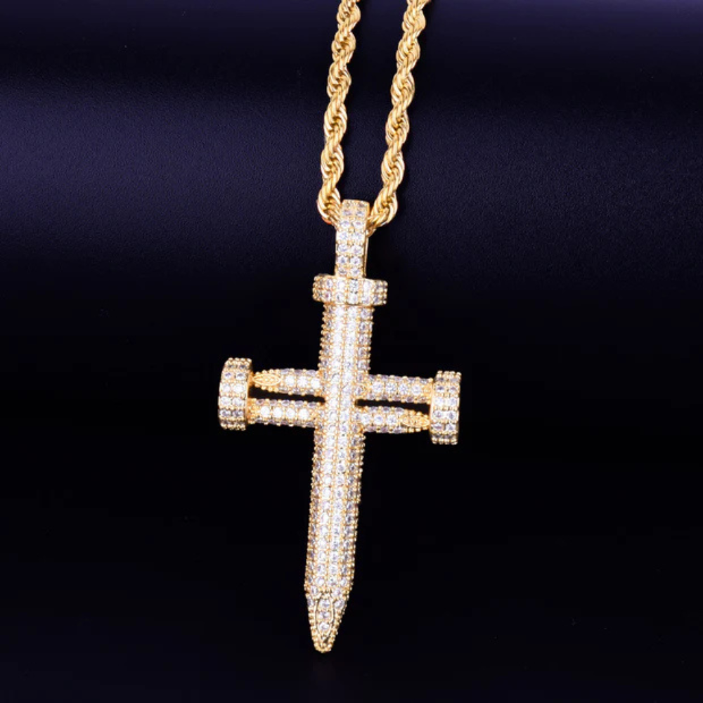 Men's Wear Round Cut Lab Grown Diamond Hip Hop Pendant