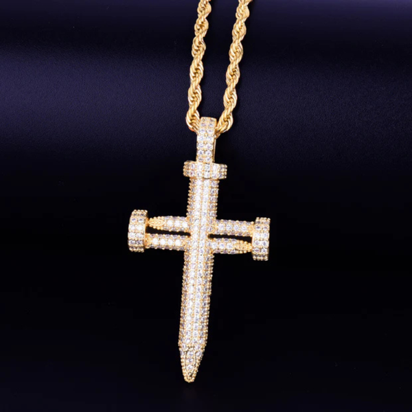 Men's Wear Round Cut Lab Grown Diamond Hip Hop Pendant