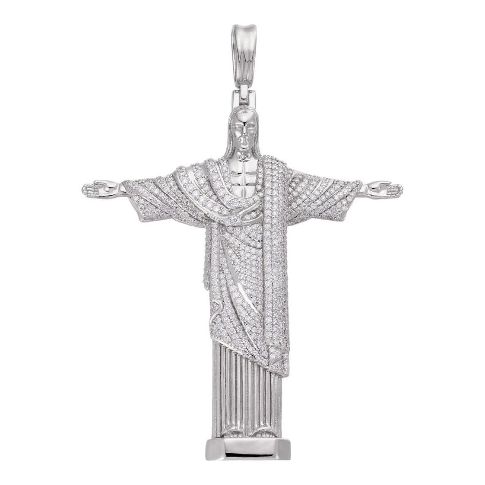 Moissanite Iced Out Christ The Redeemer Hip Hop Pendant