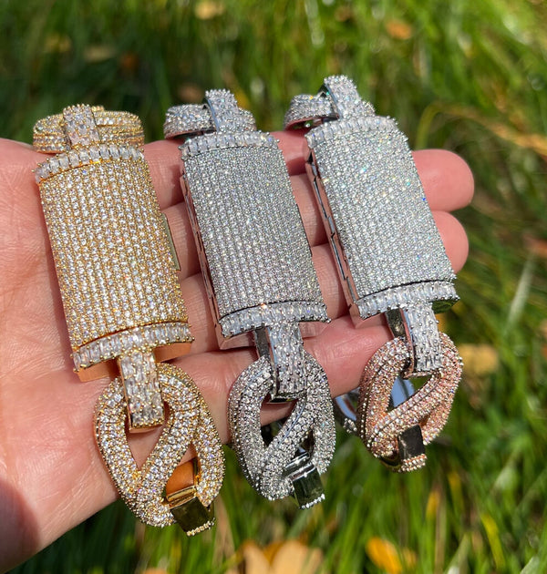 Iced Out Moissanite Hip Hop Bracelet For Men's