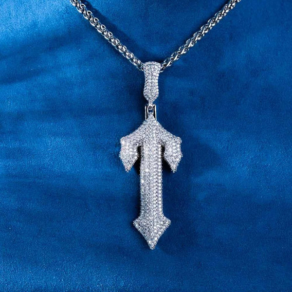 VVS1 Moissanite Iced Out Trapstar Hip Hop Pendant