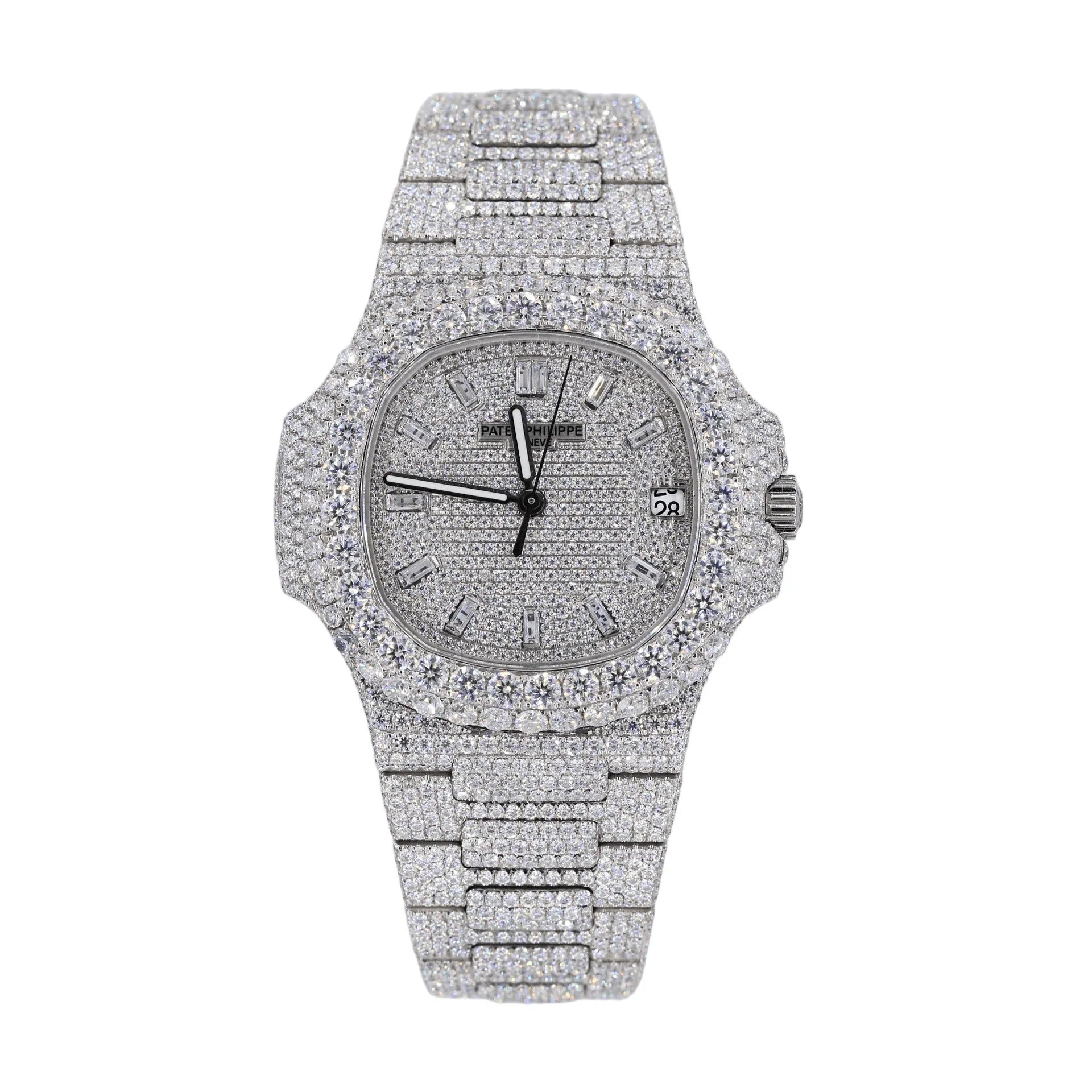 Iced Out Patek Luxury Diamond Watch For Him