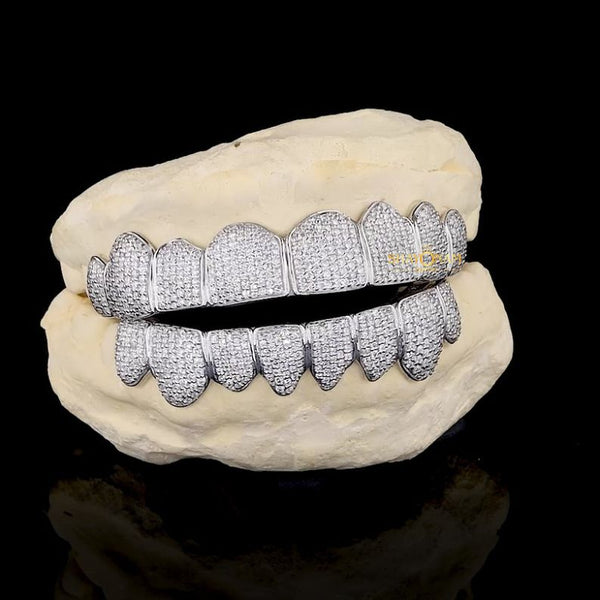 Iced Out VVS1 Moissanite Grillz For Men's
