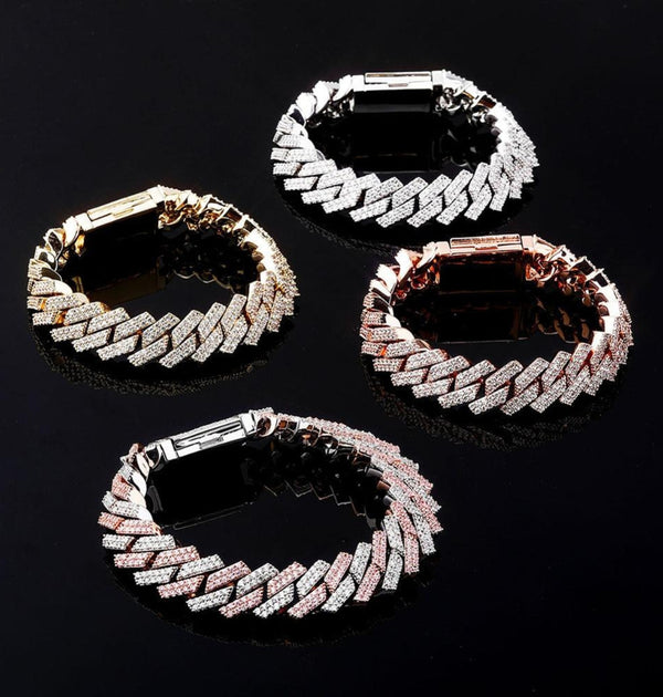 Moissanite Iced Out Classic Hip Hop Bracelet