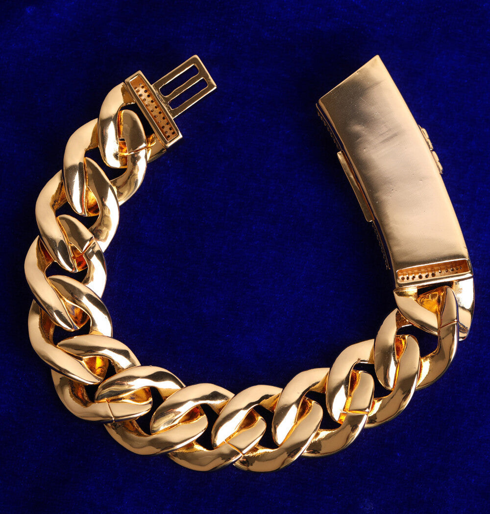 Luxury Link Cuban Moissanite Hip Hop Bracelet