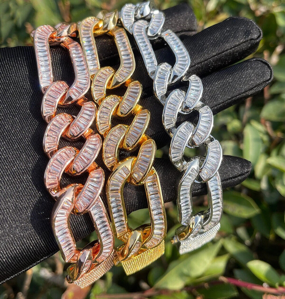 Iced Out Moissanite Luxury Hip Hop Bracelet