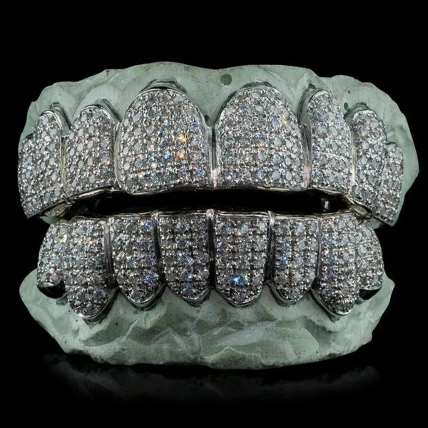 Iced Out Moissanite Hip Hop Grillz For Him