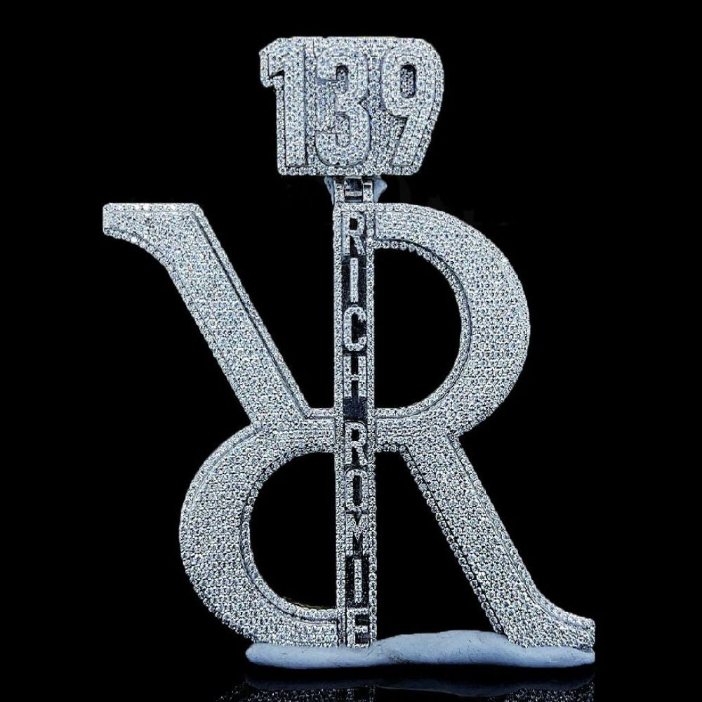 Gorgeous Iced Out Rich Romie Customized Hip Hop Pendant