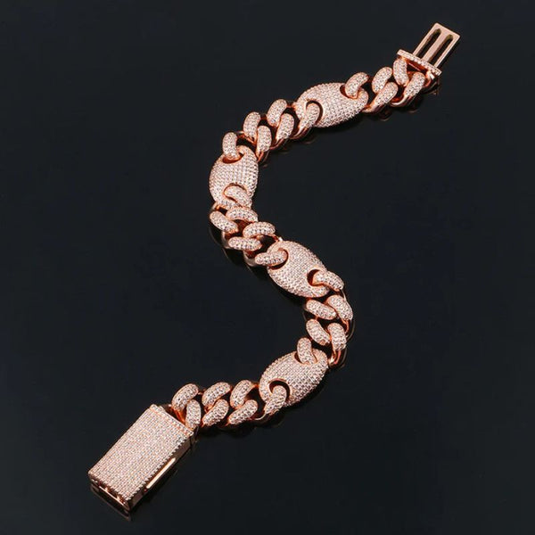 Iced Out Cuban Link Chain Moissanite Hip Hop Chain