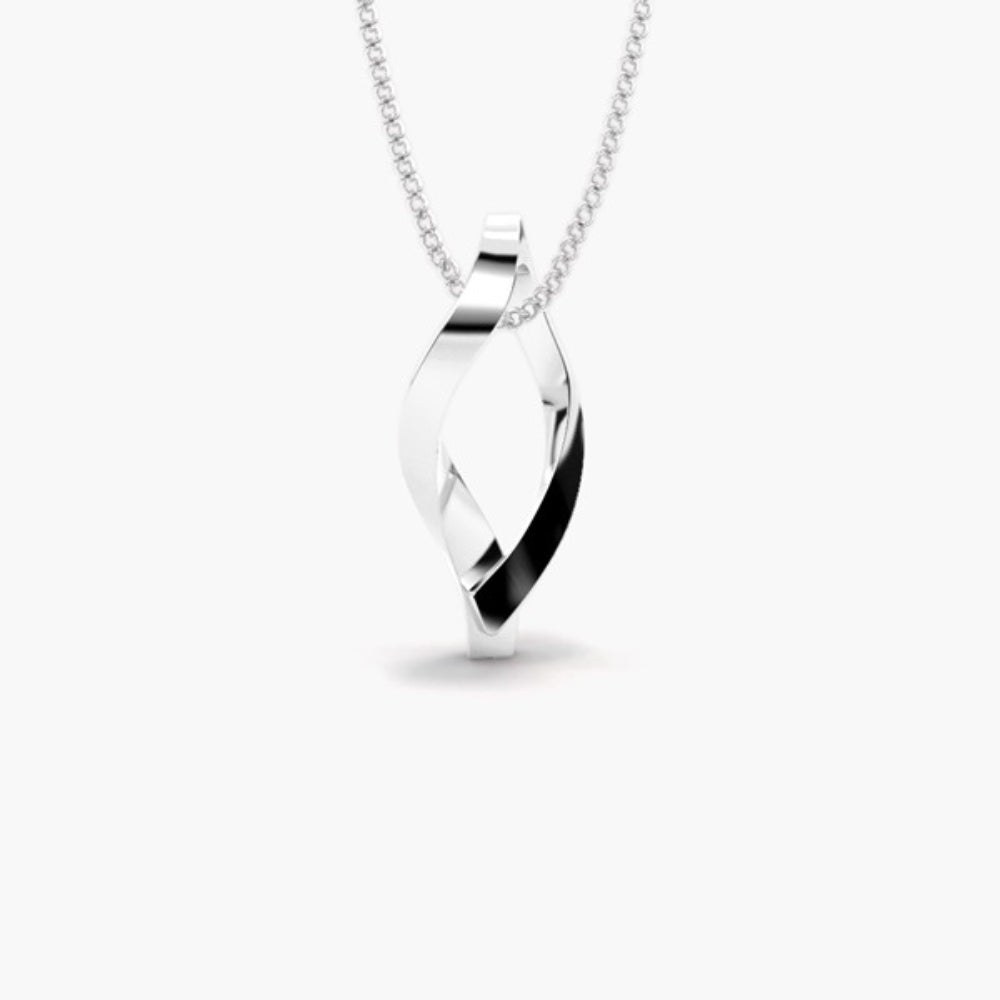 Round Cut Cololess  Moissanite Pave Set Pendant