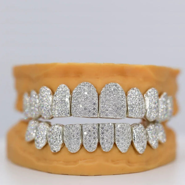 Moissanite Iced Out Hip Hop Luxury Grillz For Men's