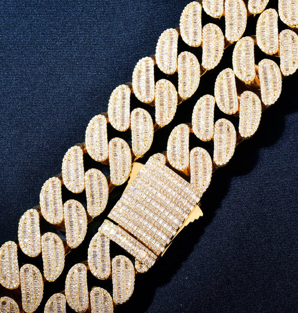 Iced Out Moissanite Hip Hop Bracelet For Men