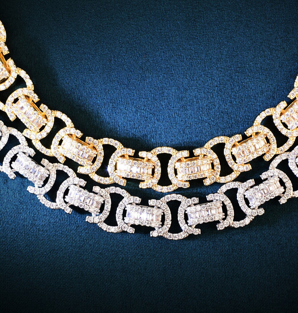 Moissanite Iced Out Link Cuban Hip Hop Bracelet