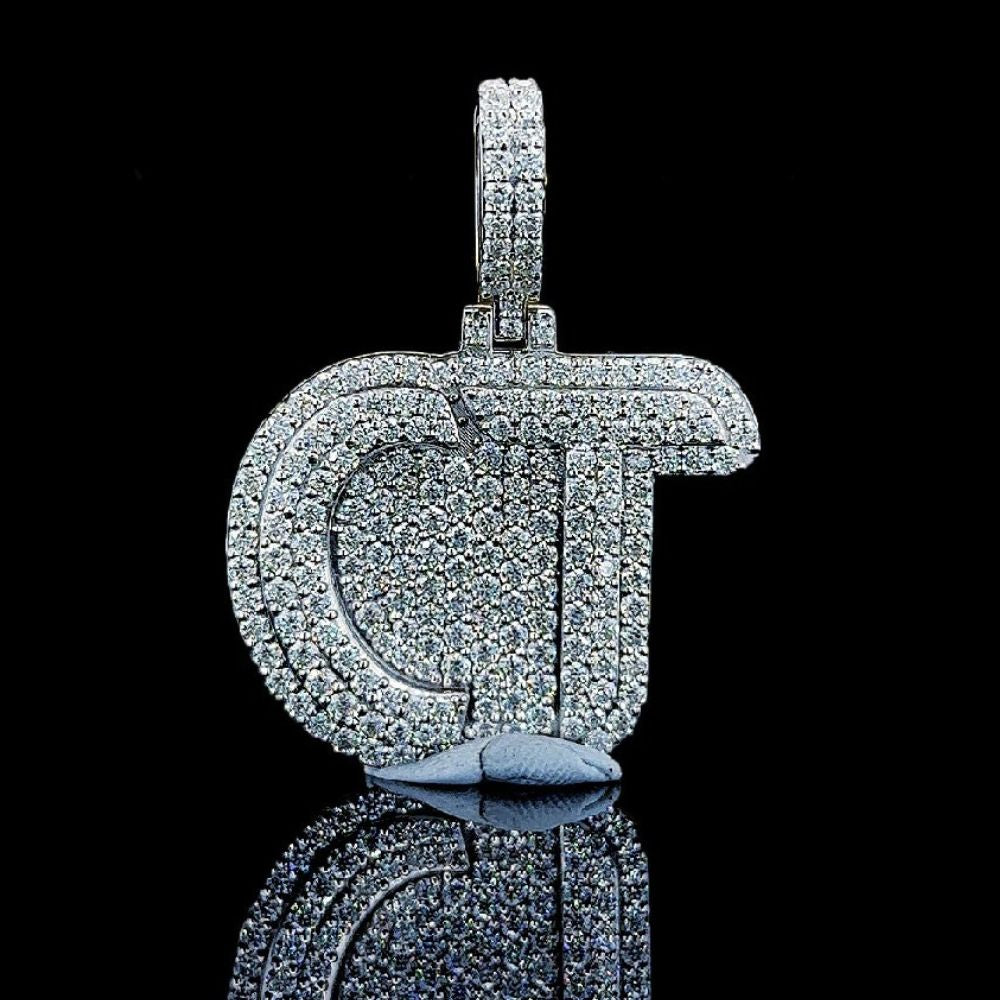 Elegant Iced Out Moissanite Diamond Hip Hop Pendant