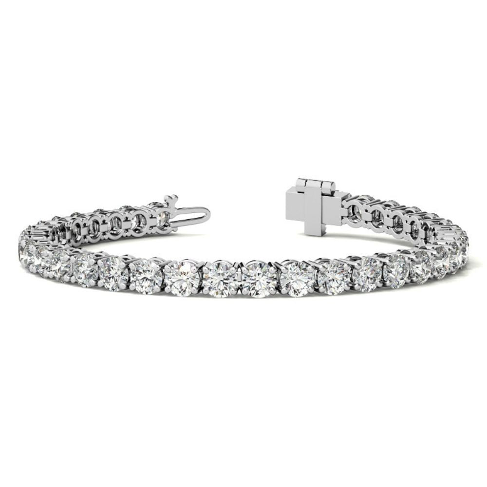 Moissanite Round Cut Women's Tennis Bracelet