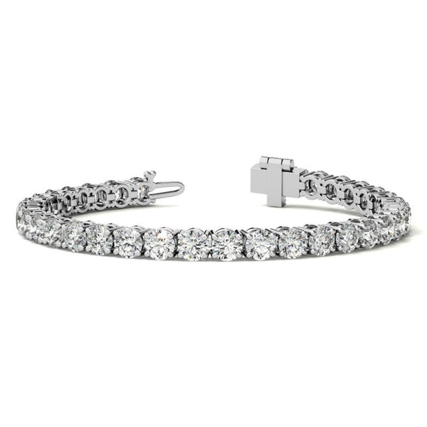 Moissanite Round Cut Women's Tennis Bracelet