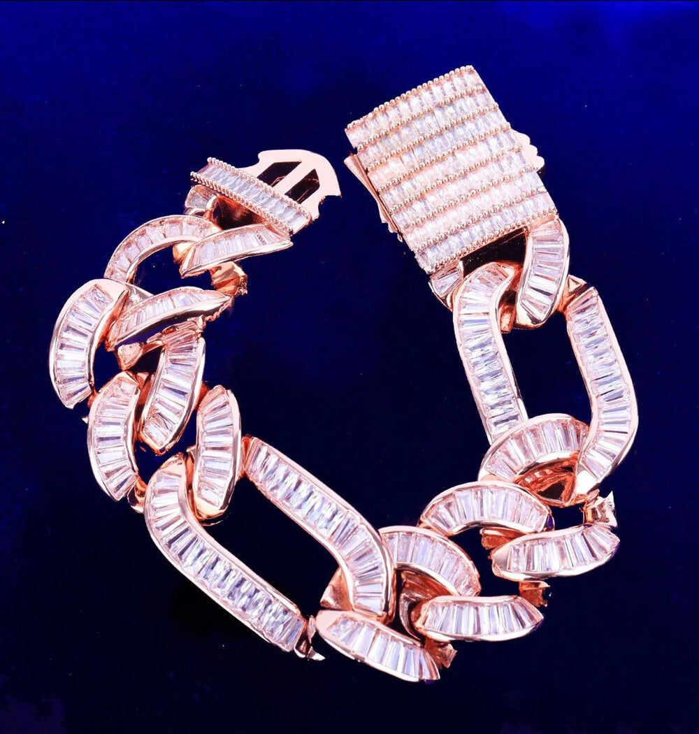 Iced Out Moissanite Luxury Hip Hop Bracelet