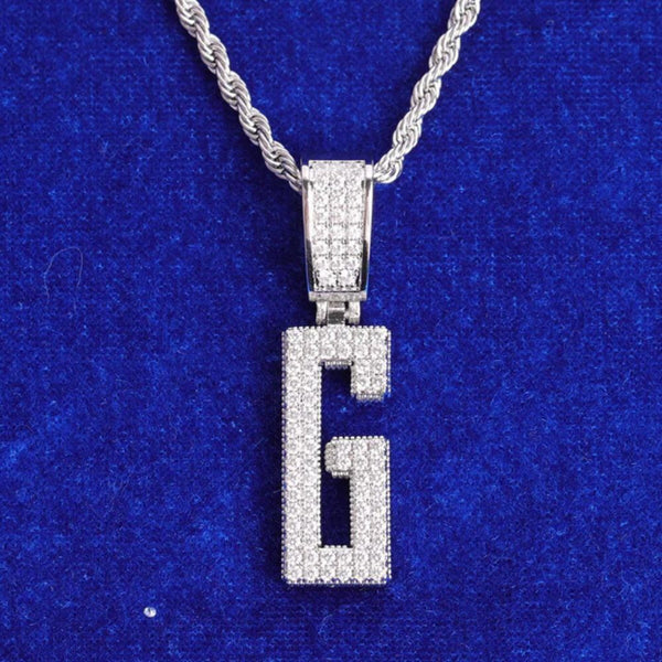 Round Cut Lab Grown Diamond Iced Out Hip Hop Pendant