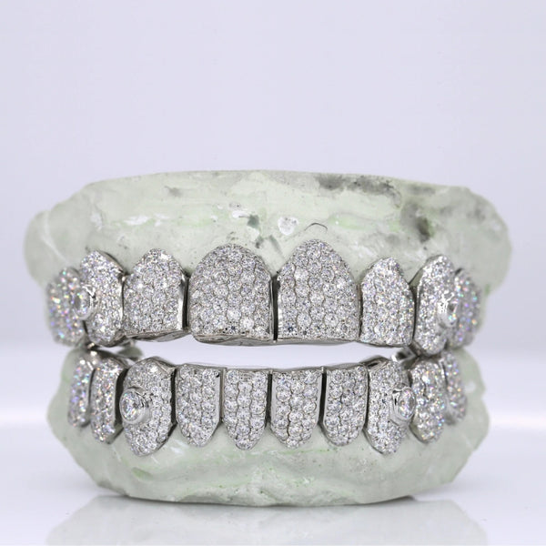 Iced Out Moissanite Bezel Set Grillz For Men's