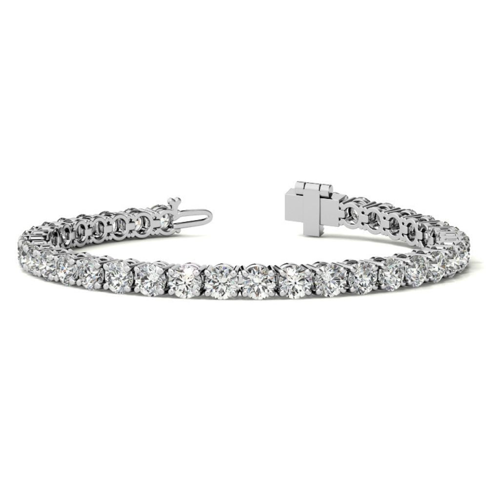 VVS1 Moissanite Round Cut Tennis Bracelet For Women