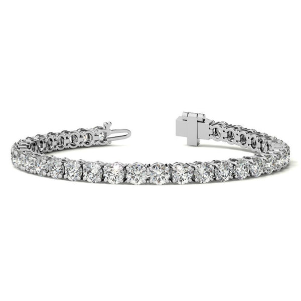 VVS1 Moissanite Round Cut Tennis Bracelet For Women