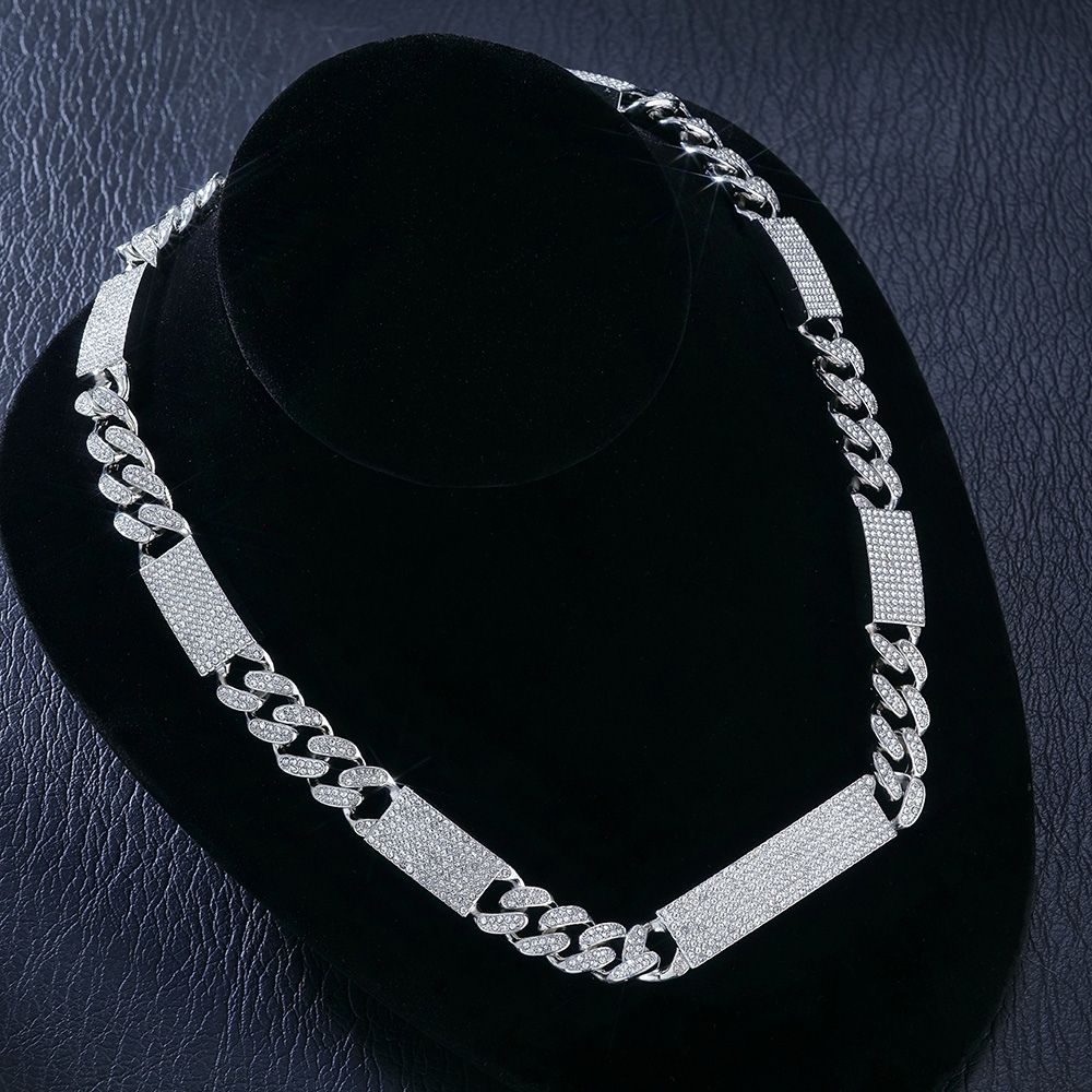 Fully Iced Out Moissanite Men's Chain For Anniversary Gift