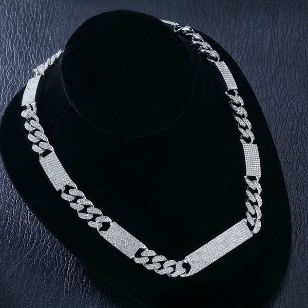 Fully Iced Out Moissanite Men's Chain For Anniversary Gift