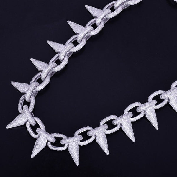 Men's Wear Round Cut Iced Out Lab Grown Diamond Chain