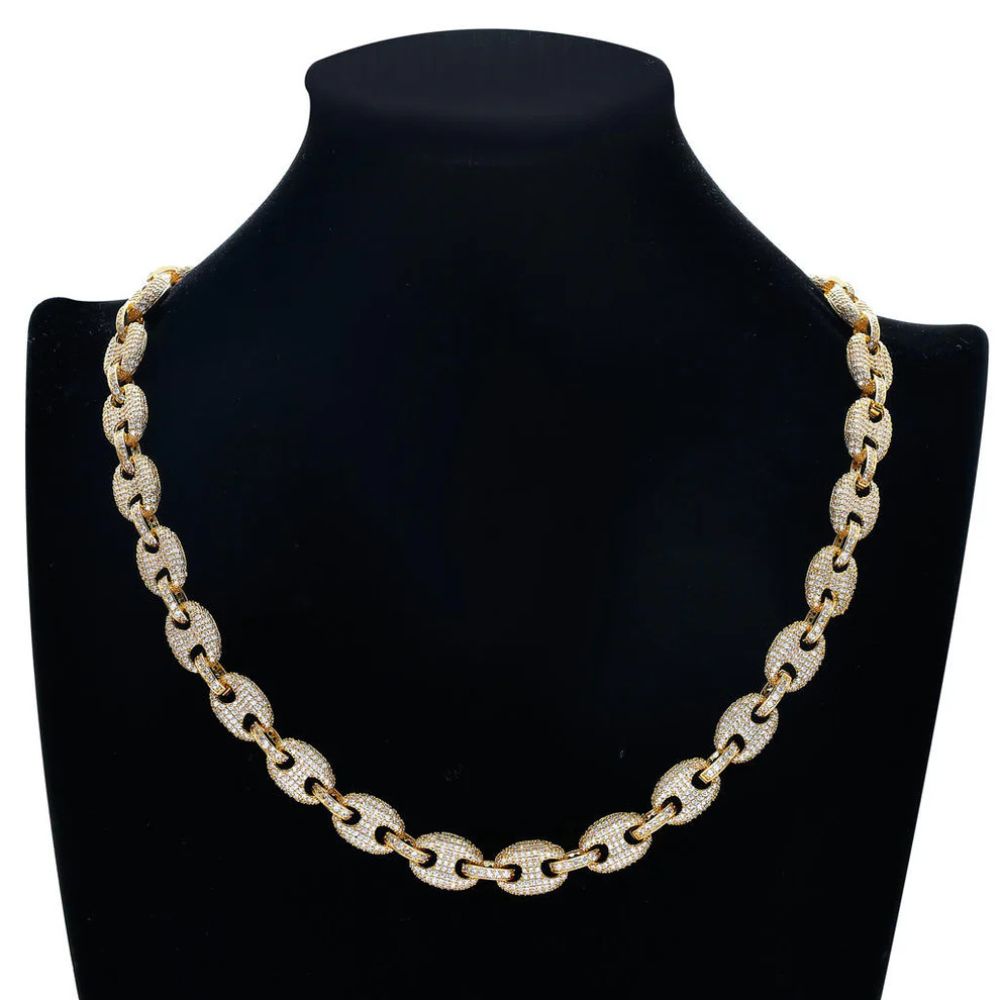 Moissanite Iced Out Unique Link Hip Hop Chain