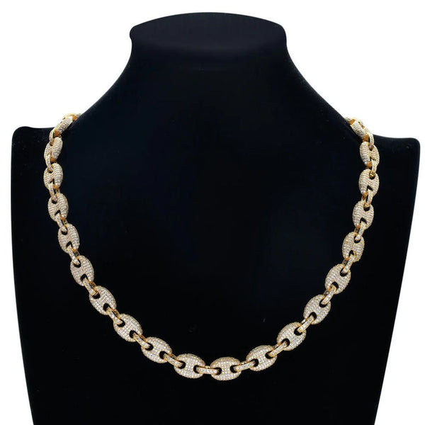 Moissanite Iced Out Unique Link Hip Hop Chain