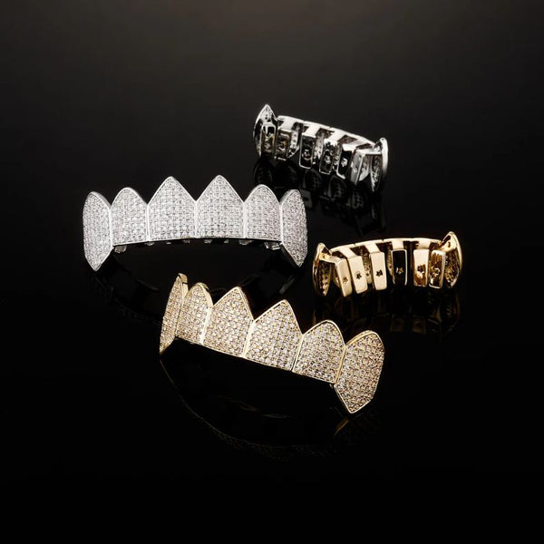 Iced Out VVS1 Moissanite Grillz Customized Grillz