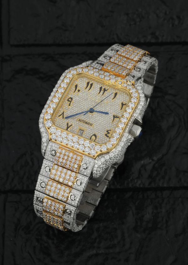 Moissanite Diamond Iced Out Hip Hop Luxury Watch